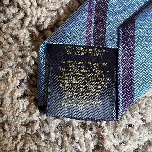 Lot of 2 Brooks Brothers Silk Neck Ties Neckties Stripes Polka Dots - Picture 4 of 7